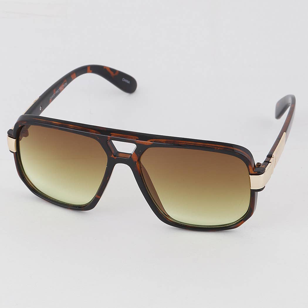 Gradient Lens Aviator Sunglasses
