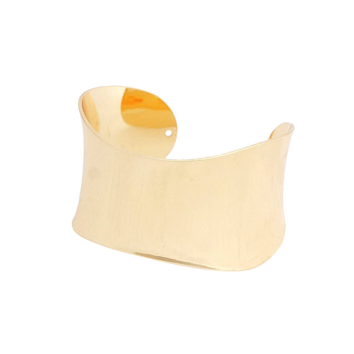 Cuff Gold Polished Bracelet