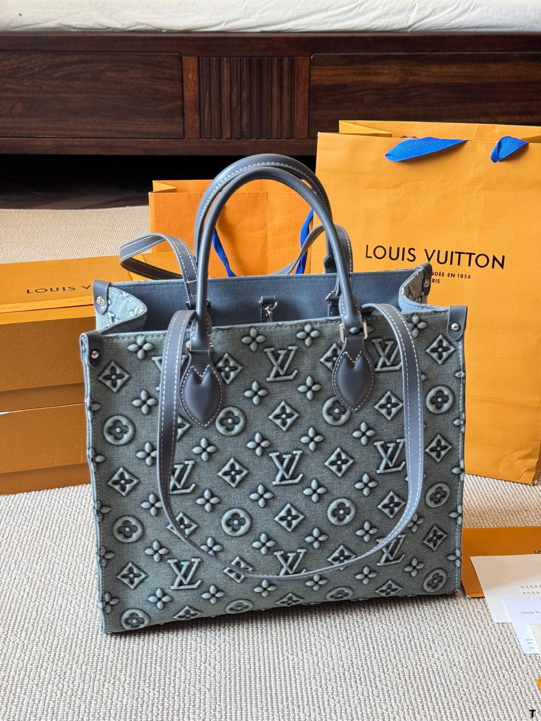 LV Denim Tote
