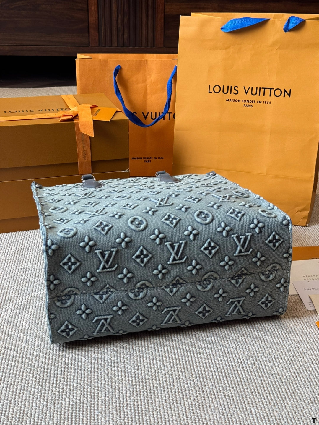 LV Denim Tote
