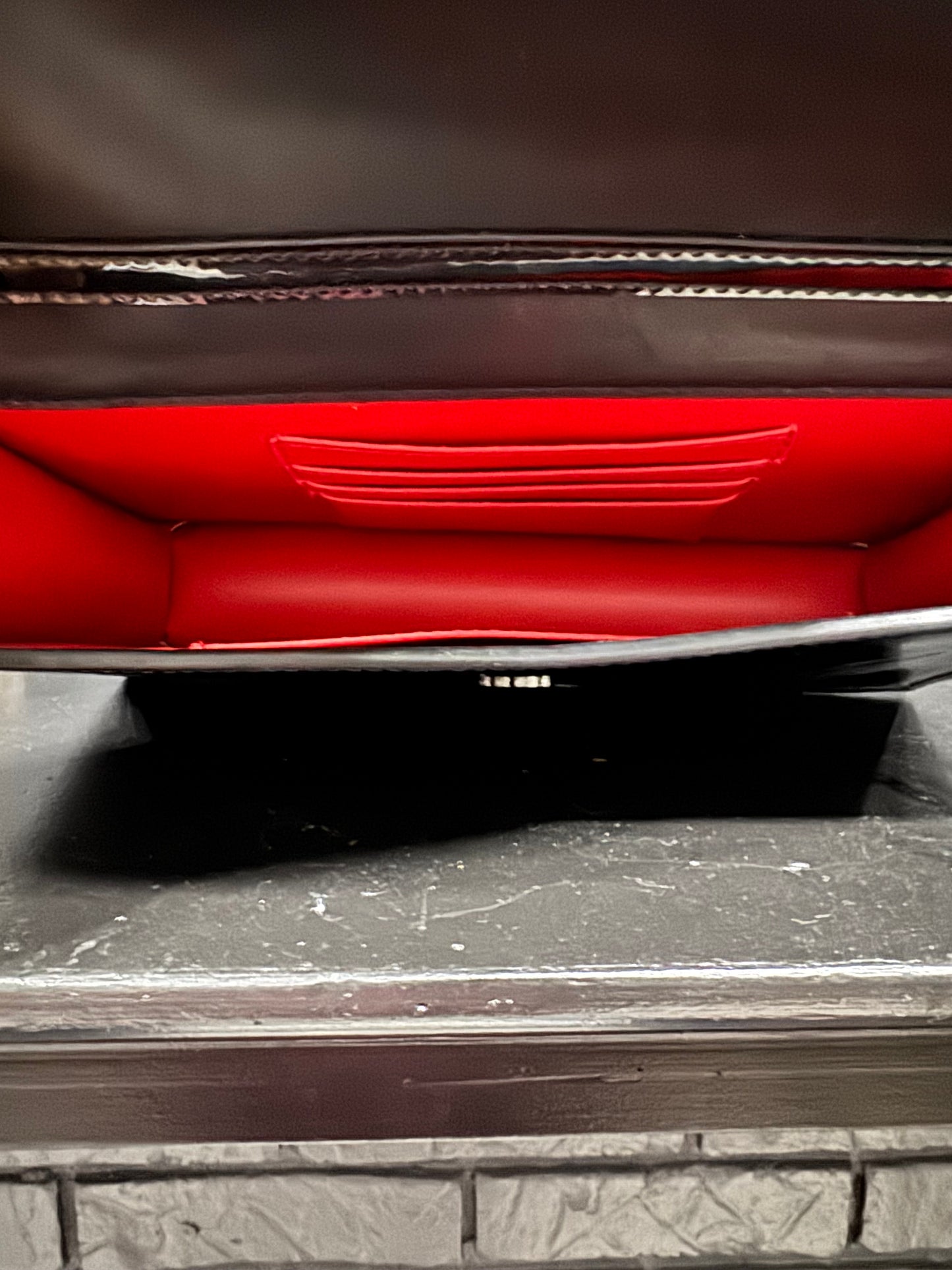 CL Patent Leather Clutch