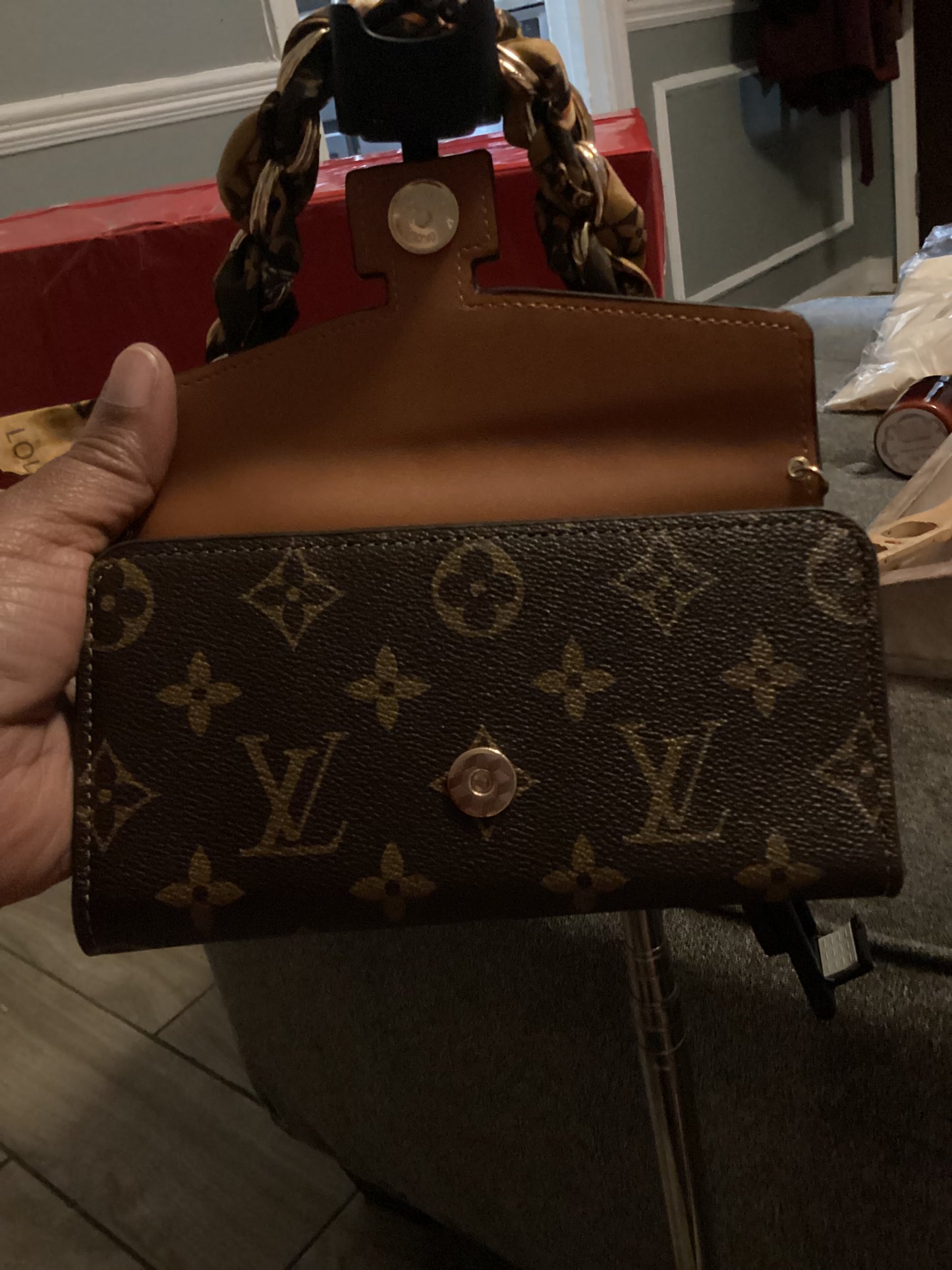 LV Cellphone Wallet