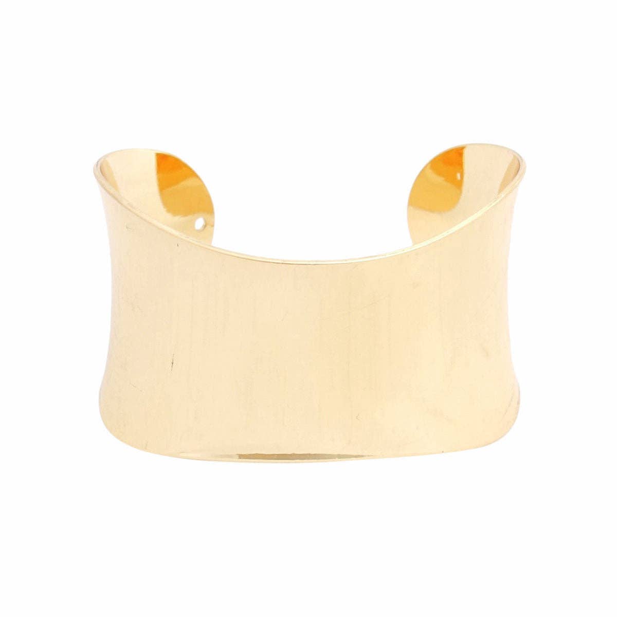 Cuff Gold Polished Bracelet