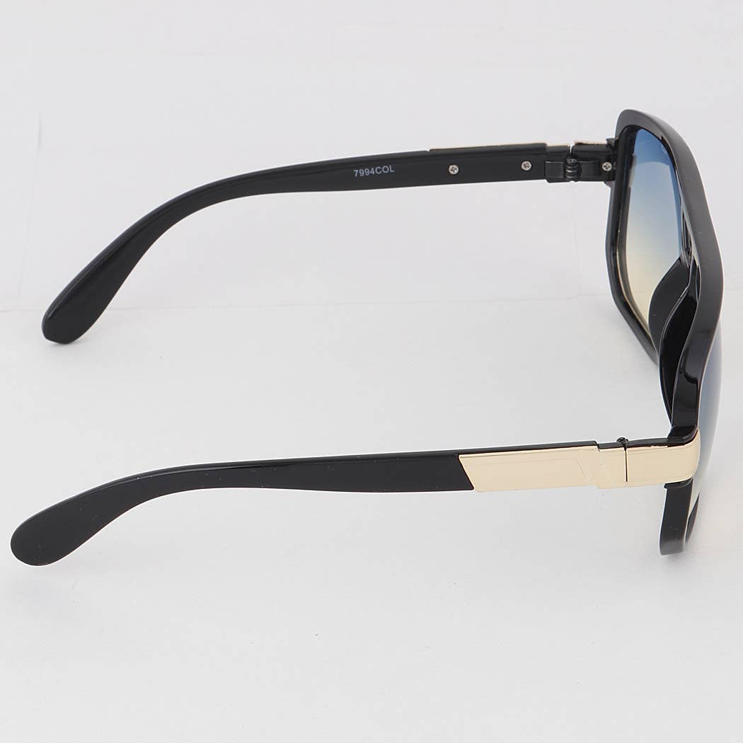 Gradient Lens Aviator Sunglasses