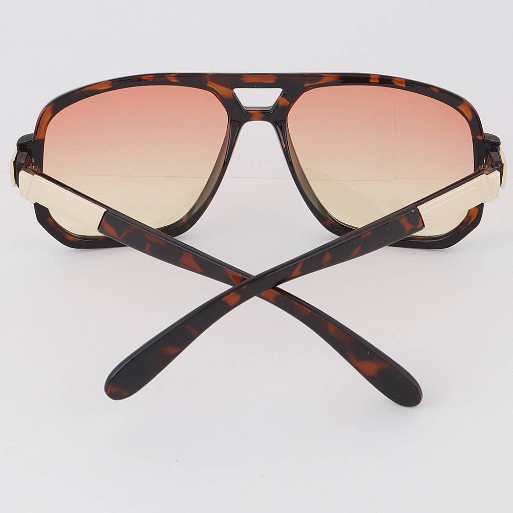 Gradient Lens Aviator Sunglasses