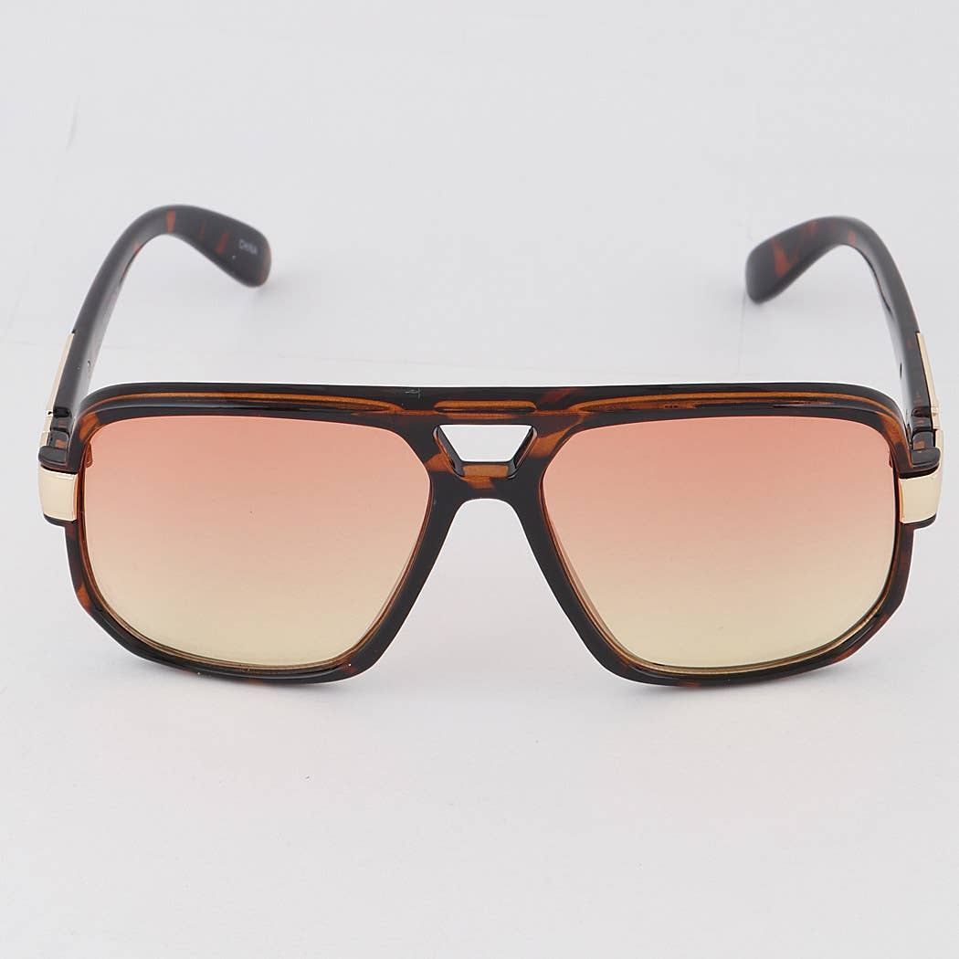 Gradient Lens Aviator Sunglasses