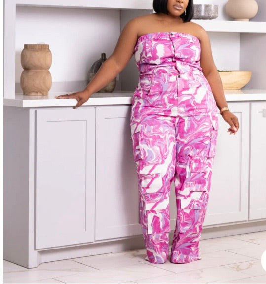 Daisy Cargo Jumpsuit