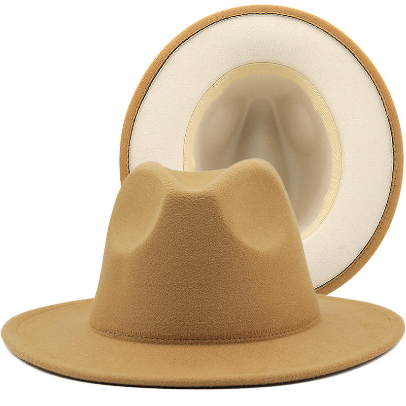 Fedora with Colored Bottom