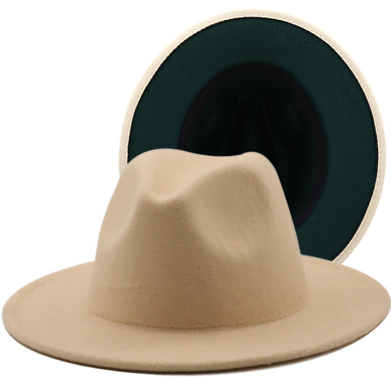 Fedora with Colored Bottom