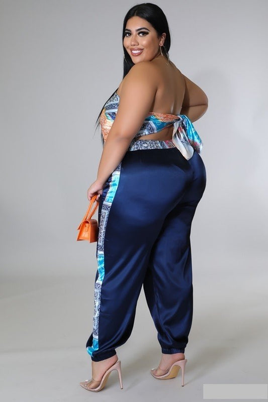 Satin Surprise Pants Set
