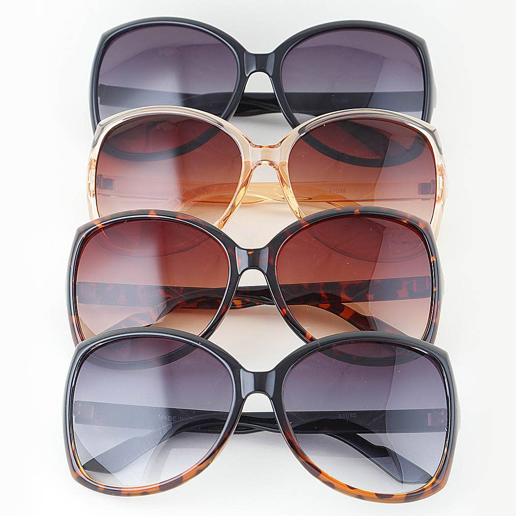 Oversized Gradient Butterfly Sunglasses