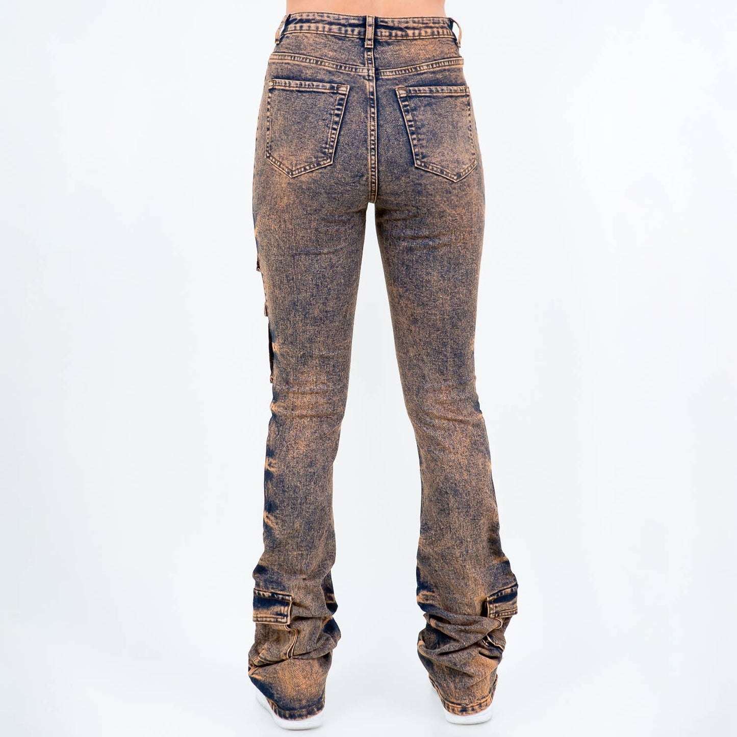 Stacked Cargo Jeans