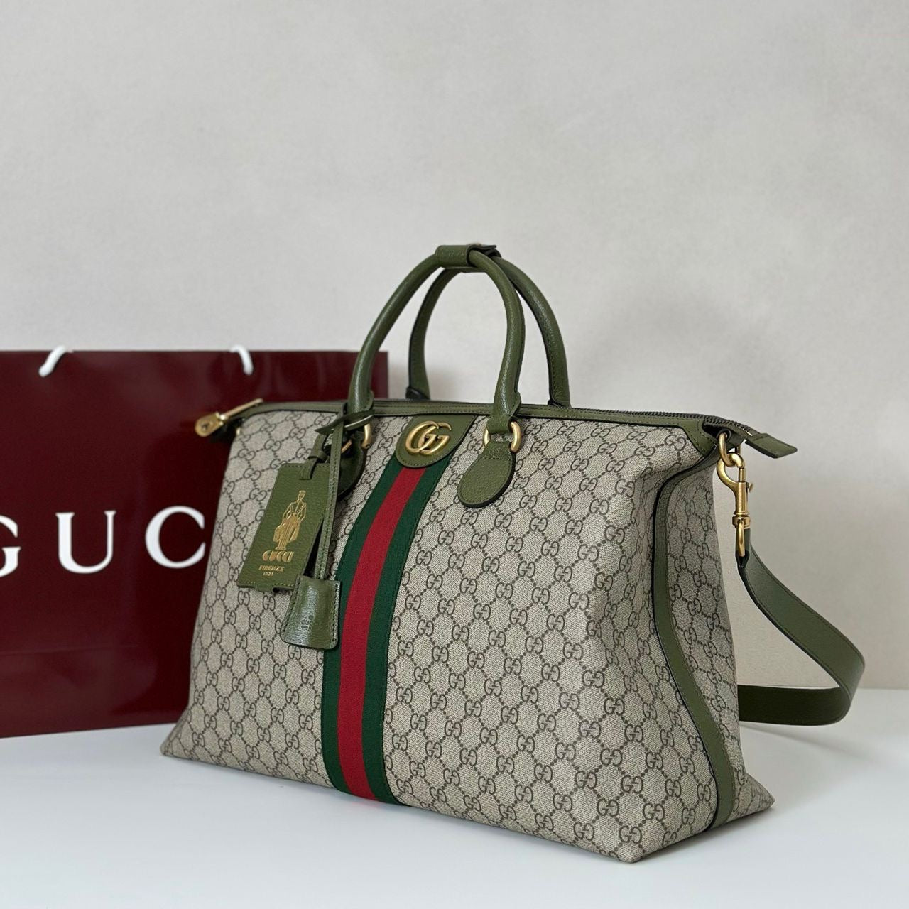 Gucc-Savoy Medium Duffle/Luggage