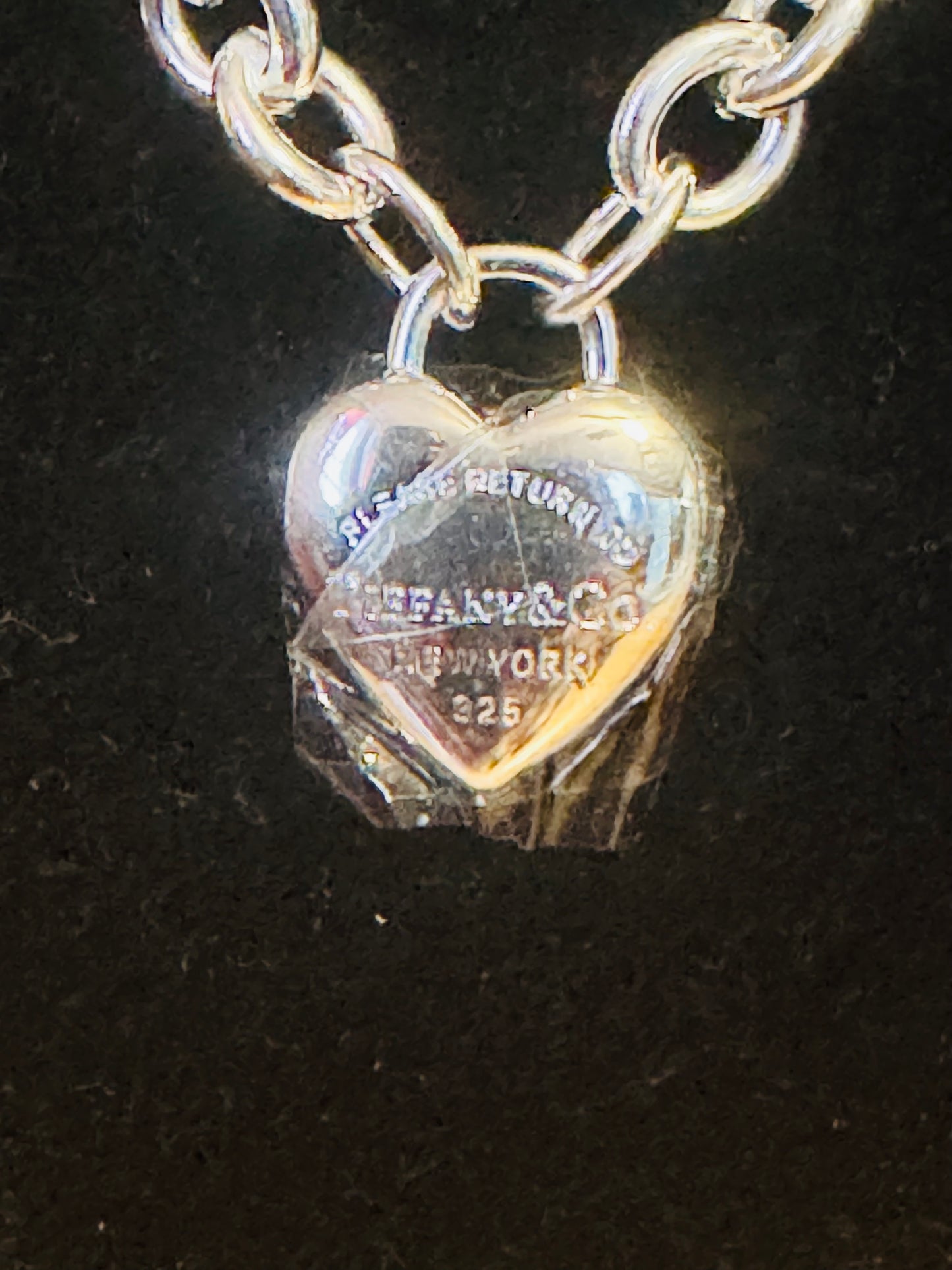 T&F Heart Tag Necklace