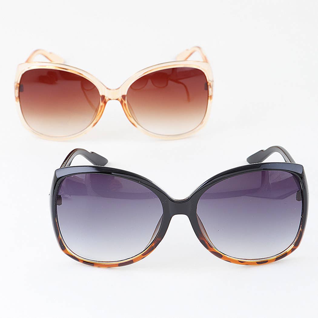 Oversized Gradient Butterfly Sunglasses