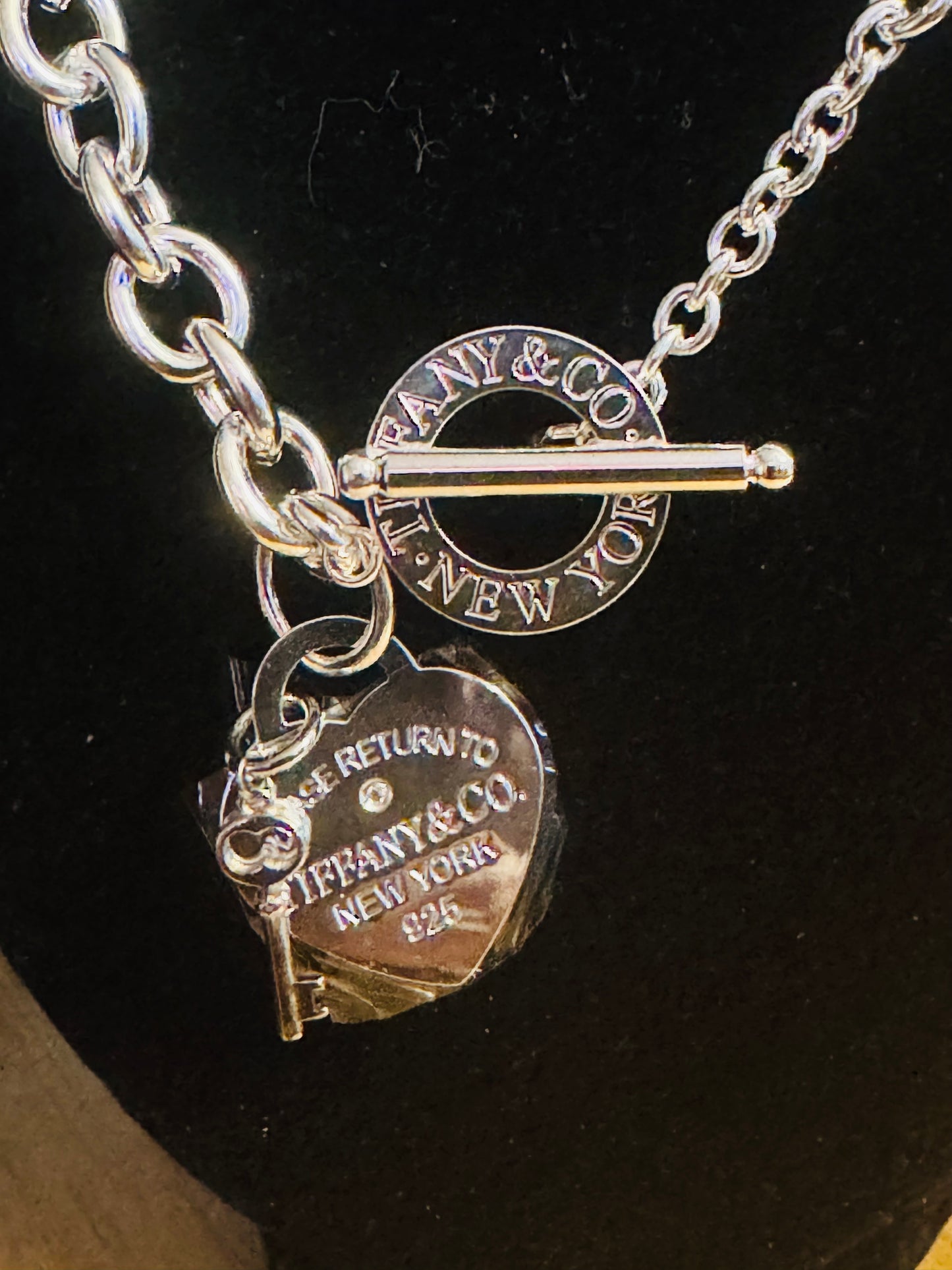 T&F Heart Tag Necklace