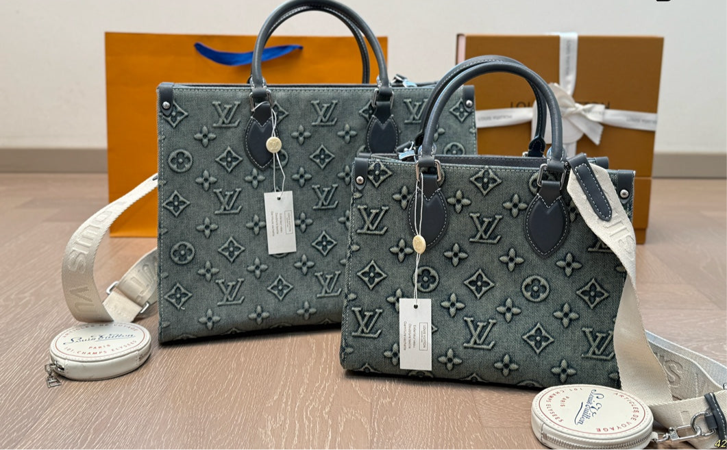 LV Denim Tote