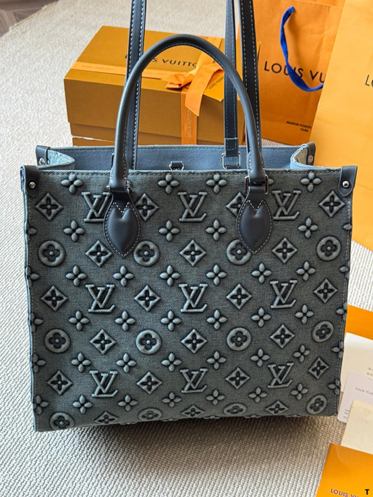 LV Denim Tote