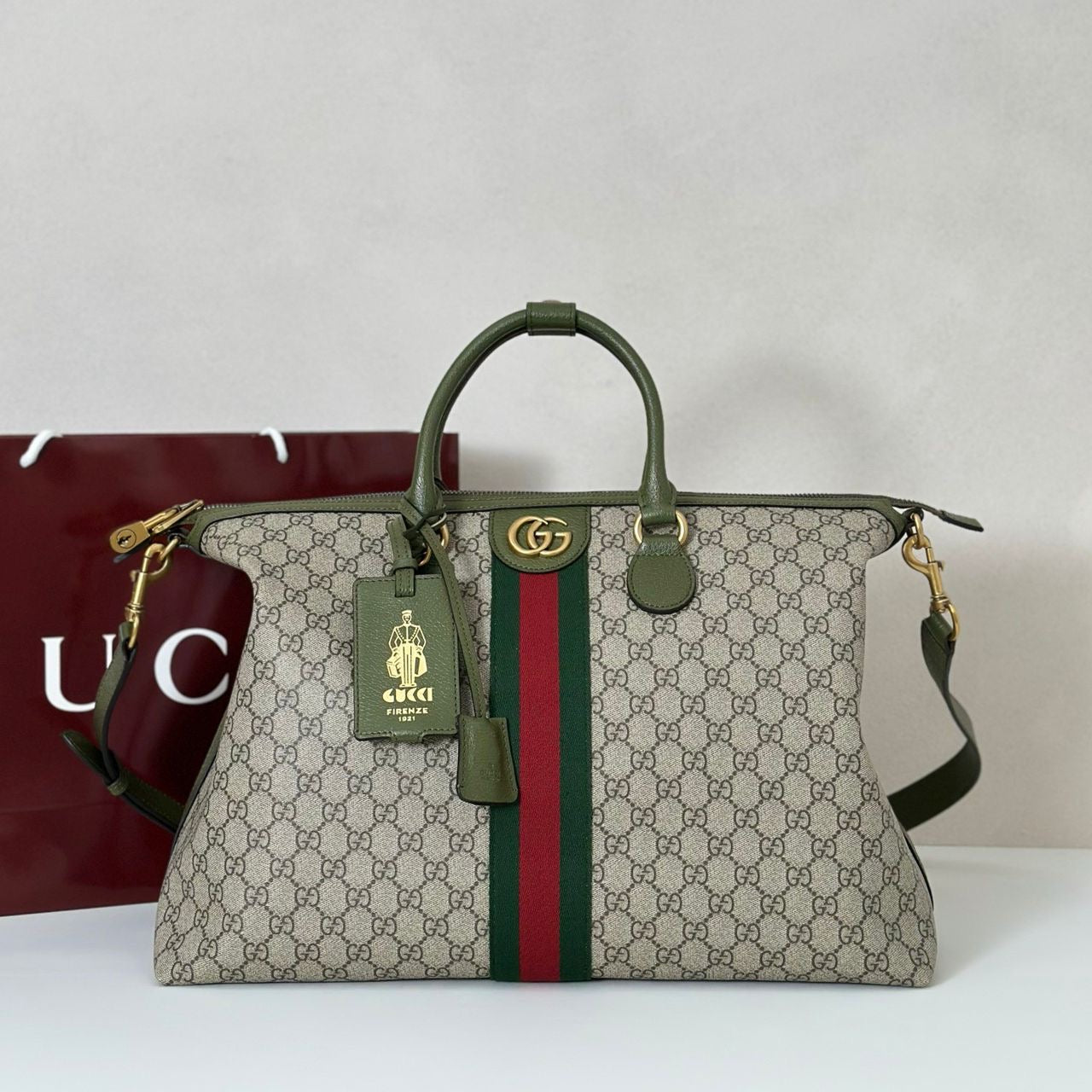 Gucc-Savoy Medium Duffle/Luggage