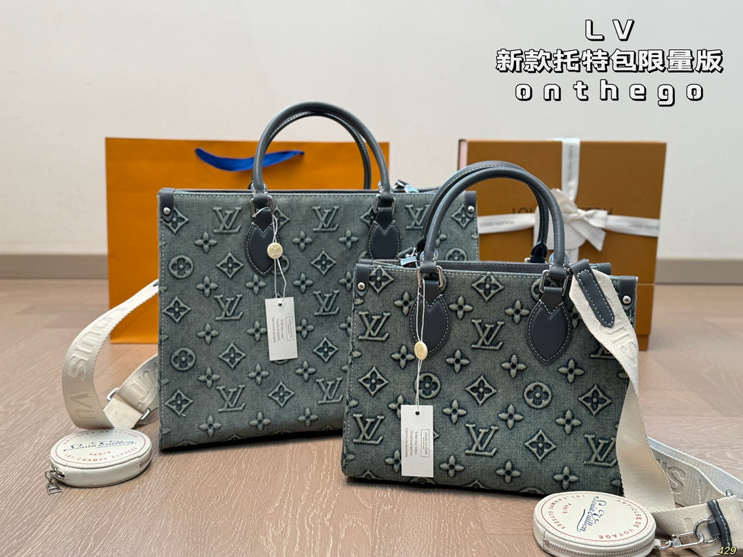 LV Denim Tote