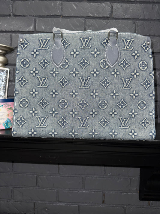 LV Denim Tote