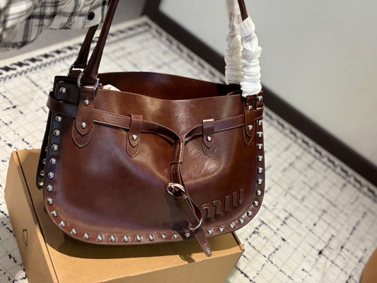 Miu Leather Handbag