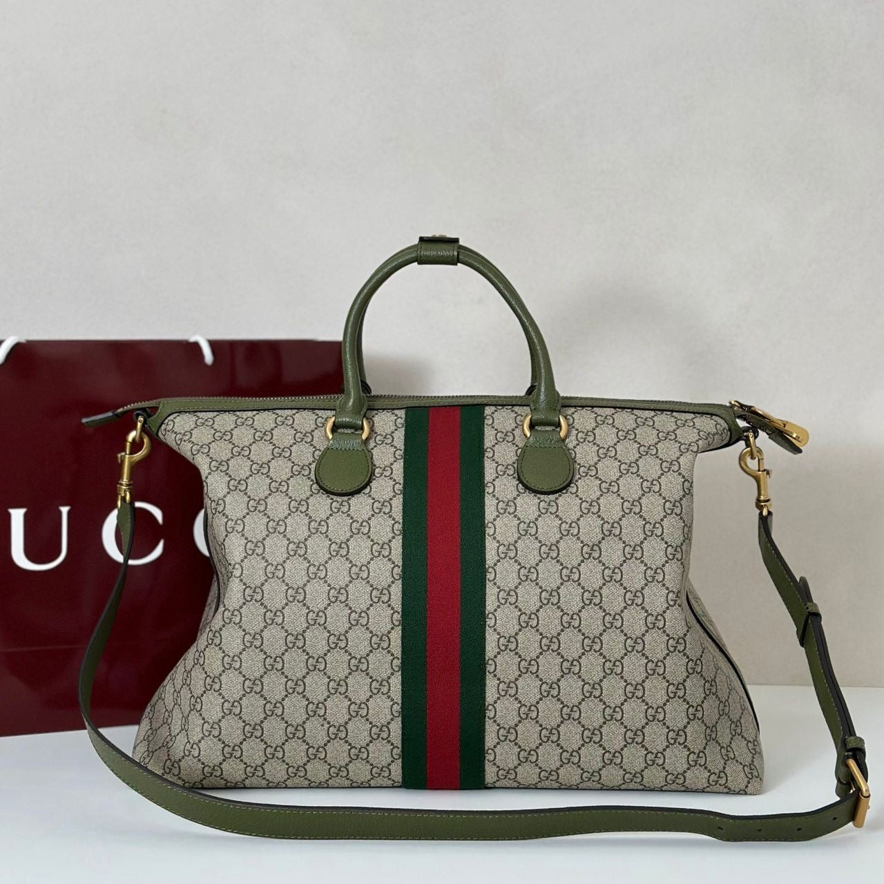 Gucc-Savoy Medium Duffle/Luggage