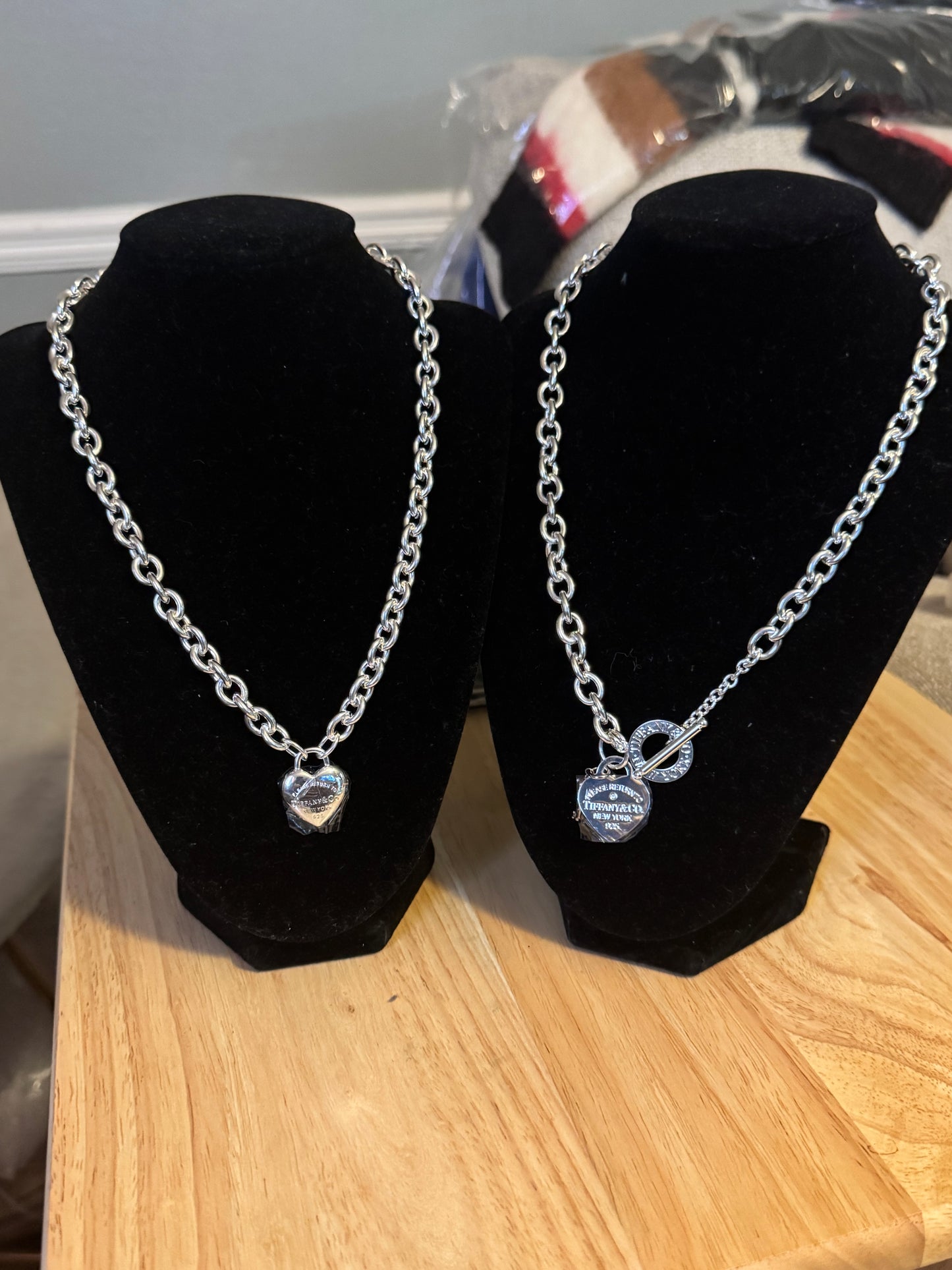 T&F Heart Tag Necklace