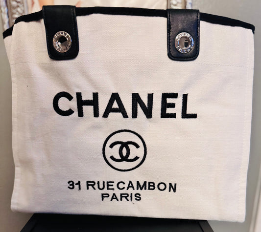 Ch@nel Canvas Deauville Tote