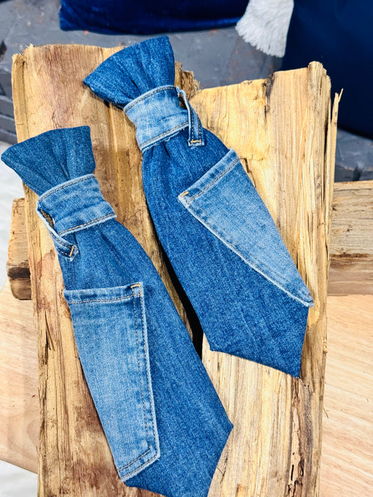 DIY Blank Denim Necktie