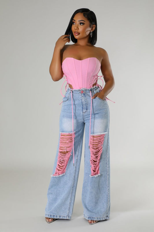 Feelin' Pinkish Jeans