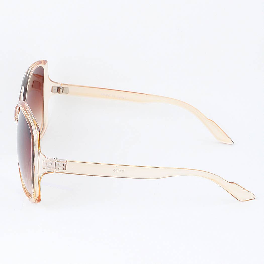 Oversized Gradient Butterfly Sunglasses