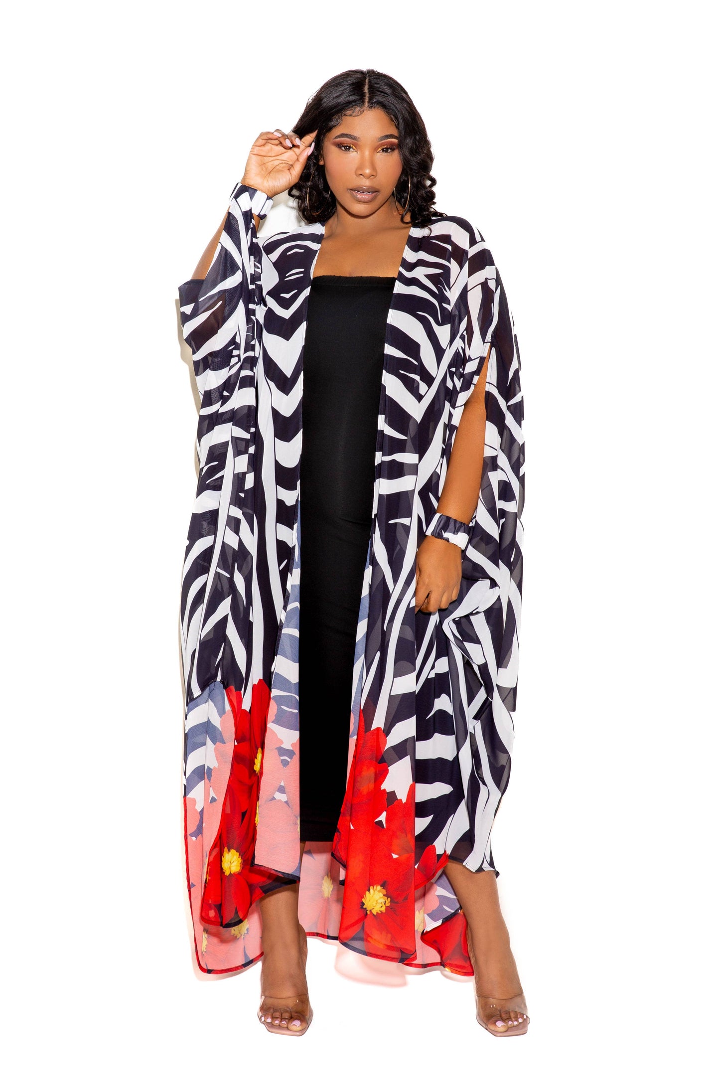 Animal Print Robe