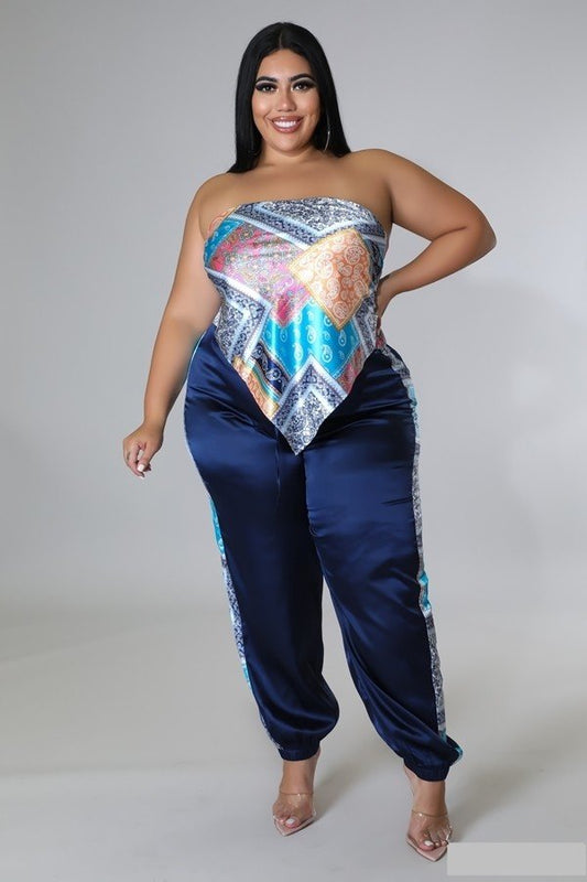 Satin Surprise Pants Set
